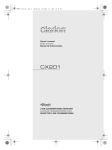 Clarion CX201A Owner`s manual