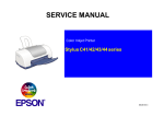 Epson Stylus C44 Service manual