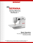 Basic Operation - Gina`s Bernina Sewing Center