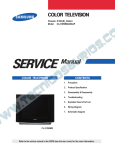 Samsung CL-21Z30MQL Service manual