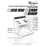 Whirlpool RJE-3020 Specifications
