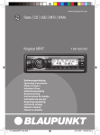 Blaupunkt Kingston MP47 Operating instructions