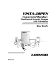 ADEMCO VISTA-50PEN Operating instructions