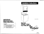 English Installation Manual of WHIRLPOOL LT5004XVN0