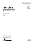 Amana Commercial Combination Oven Service manual