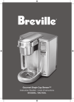 Gourmet Single Cup Brewer&trade; Instruction Booklet Livret d