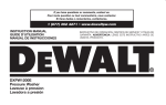 DeWalt DXPW1200E Instruction manual