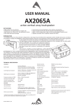 PROEL AXIOM - V2.0 User manual
