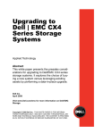 Upgrading to EMC CLARiiON CX4 Series Storage Systems