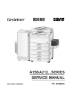 Savin 9027DL Service manual