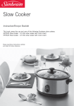 Crock-Pot Designer Series Specifications