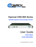 Comtech EF Data Vipersat 564L User guide