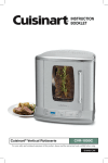 Cuisinart CVR-1000C Operating instructions