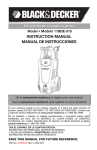Black & Decker 11BDE-315 Instruction manual