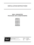 Bard WA4823 Specifications
