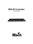 Mach M20.06 User manual