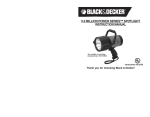 Black & Decker V-2 MILLION POWER SERIES VEC157BD Instruction manual