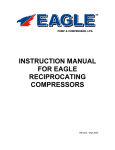 Eagle RECIPROCATING Instruction manual