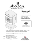 Avalon Avanti PS Owner`s manual
