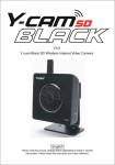 Y-cam Black SD User manual