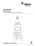 MYERS SX50H Service manual