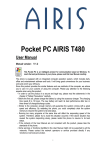 AIRIS T480 User manual