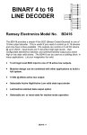 Ramsey Electronics SHA2 Instruction manual
