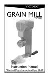Victorio VKP1024 Instruction manual