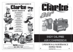 Clarke INDY OIL FREE Specifications