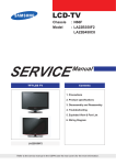 Samsung LA22B350F2 Product specifications