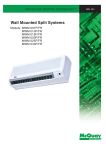 McQuay MWM Specifications