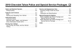 Chevrolet 2010 Tahoe Specifications