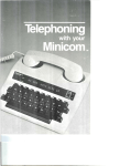 Ultratec Minicom IV Instruction manual