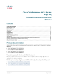 Cisco MCU 5300 series Specifications
