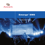 Avocent Network Adapter EMS1000P User guide