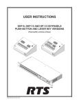 RTS KP-97 Service manual
