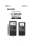 EL-9600/9400 - Sharp Australia Support