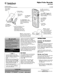 Radio Shack 14 Minute Owner`s manual