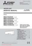 Mitsubishi Electric MSZ-FD50VA Service manual