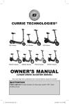 Currier Tech Ezip Coastline Owner`s manual