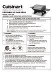 Cuisinart CGG-200 Specifications