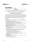 Aiphone LEF-3C Specifications