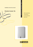 REMEHA 18v Service manual