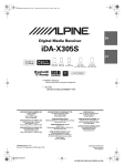 Alpine IDA X305 - Radio / Digital Player Owner`s manual