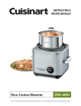 Cuisinart CSSC-400C Specifications