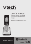 VTech DS6311-2 User`s manual