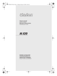 Clarion M109 Owner`s manual