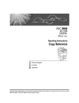 Ricoh Aficio SGC 1506/GS Operating instructions