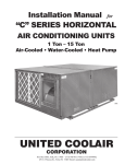 United CoolAir MP Controller Installation manual