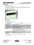 Crestron CLS-C6 Specifications